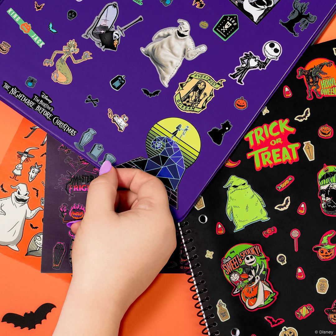 Disney Tim Burton's The Nightmare Before Christmas Sticker Book for Kids – Ages 6+