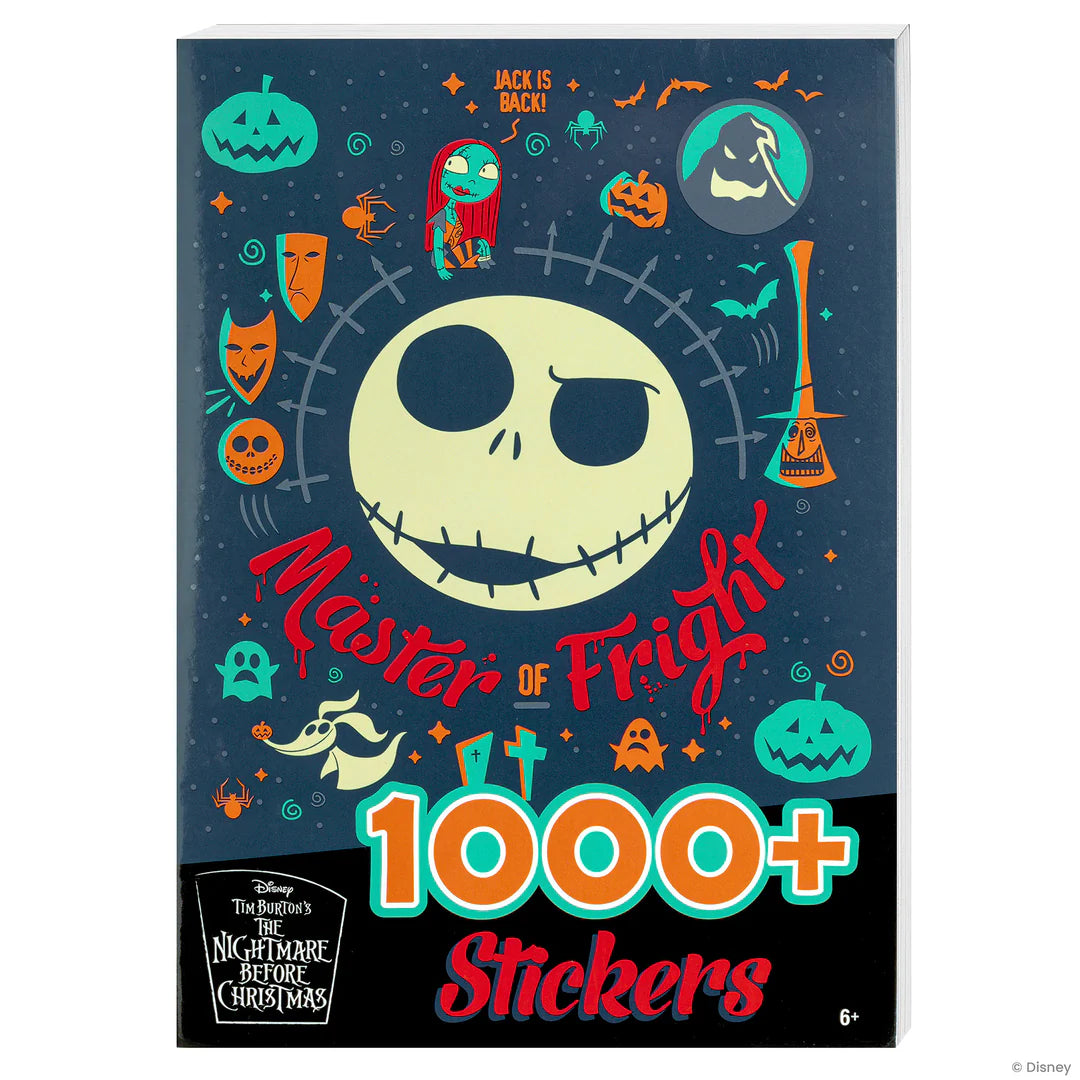 Disney Tim Burton's The Nightmare Before Christmas Sticker Book for Kids – Ages 6+