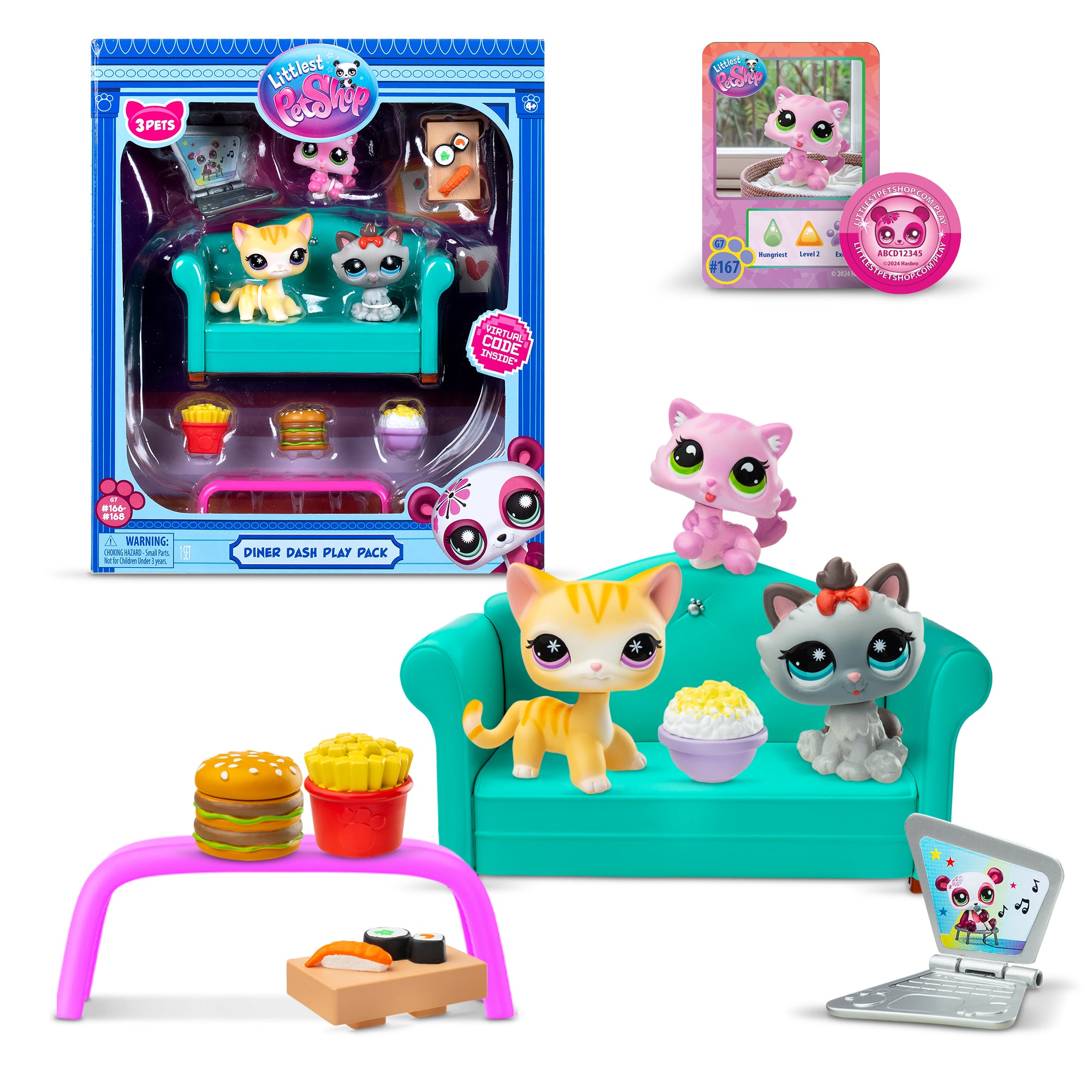 Schylling Littlest Pet Shop Play Pack Toy – Diner Dash