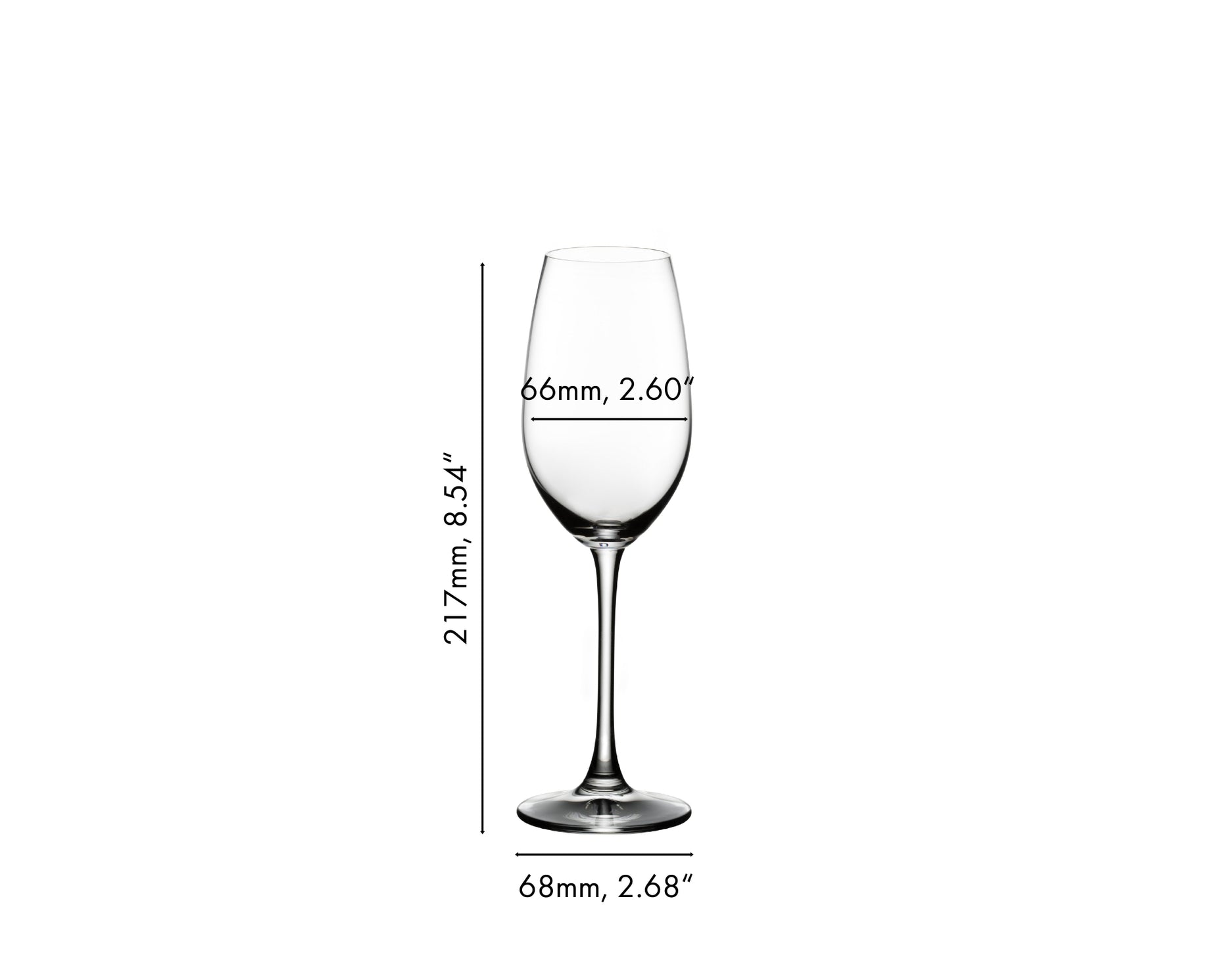 Riedel Overture – Crystal Champagne Glasses – Set of 2 – 9.1oz