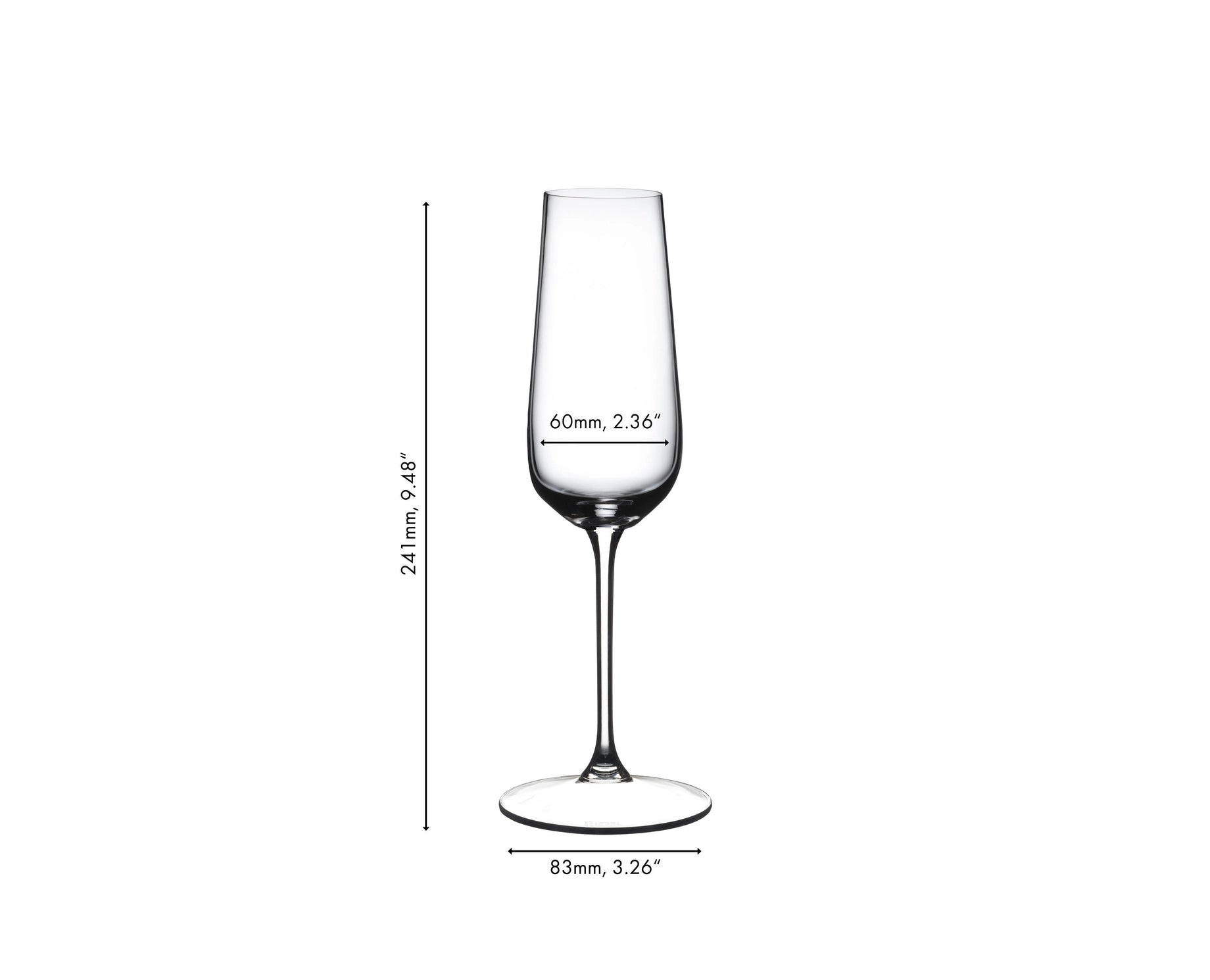 Grape@Riedel Champagne Flute– 8oz. – Set of 2