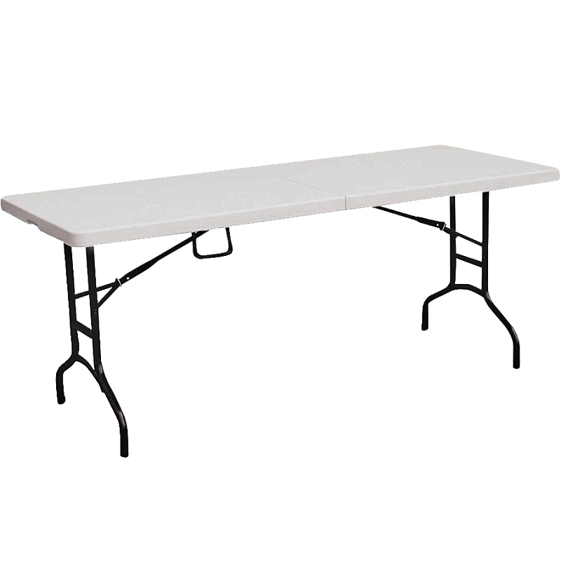 Deluxe Fold-in-Half Table – White – 30" x 72" – Upper East Side Delivery only