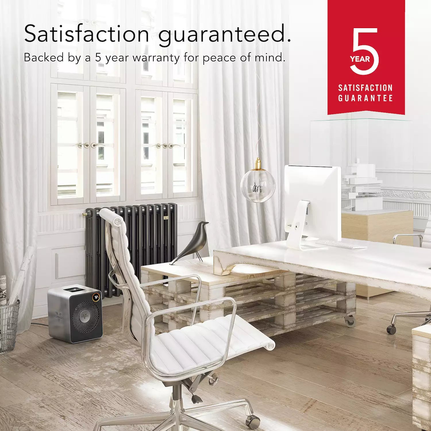 VMHi600 Whole Room Stainless Steel Heater with Auto Climate and Remote Control