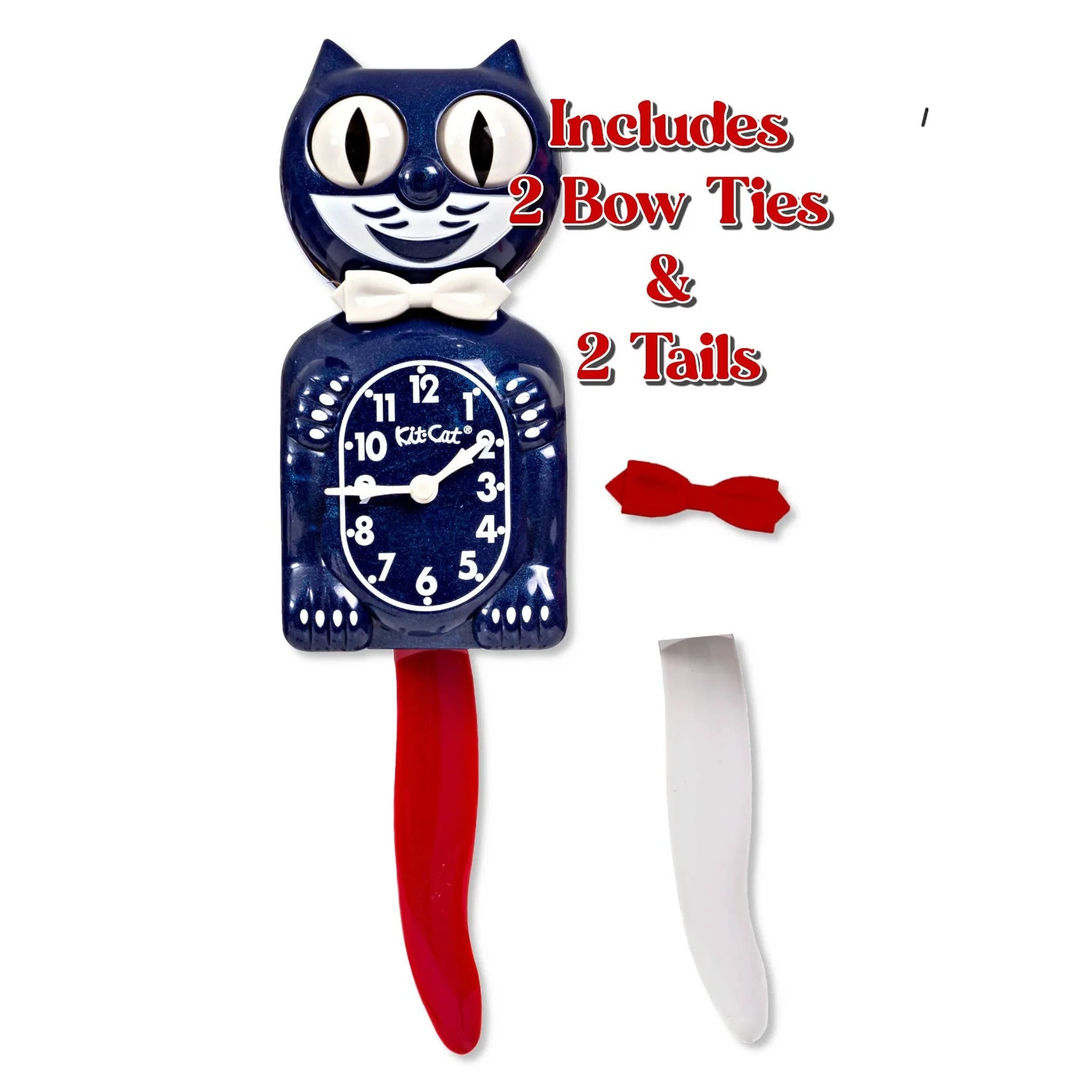 Kit-Cat Klock – Patriotic Red White and Blue