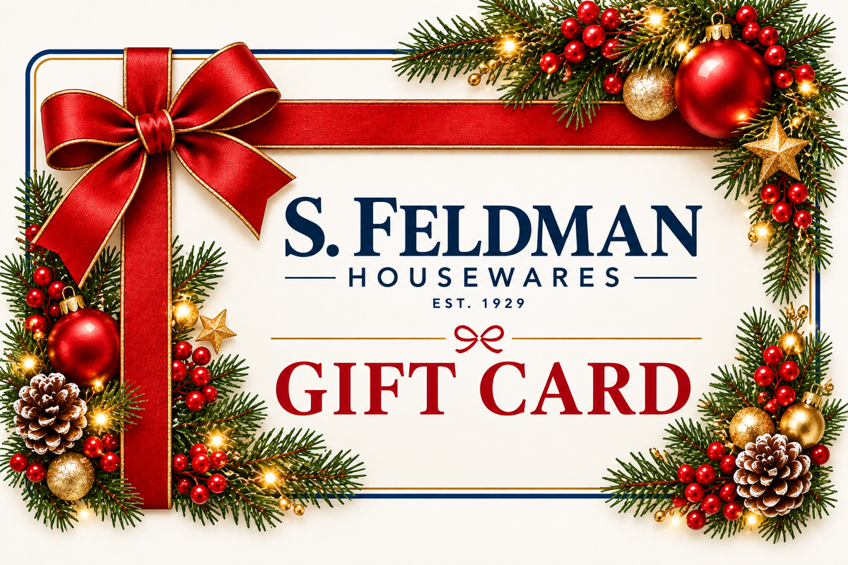 S. Feldman Housewares Digital Christmas Gift Card - The Perfect Gift for the Holiday Season