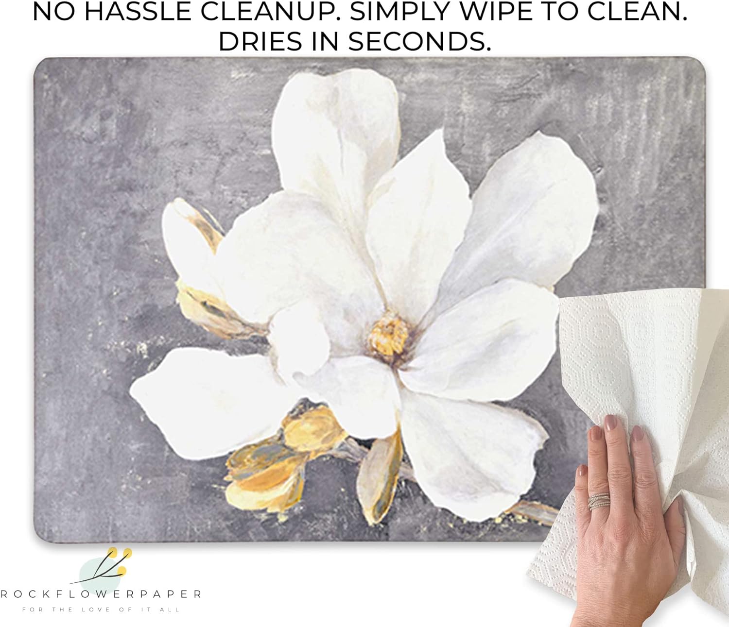 Magnolia Art Hardboard Placemats – Boxed 4 Pack