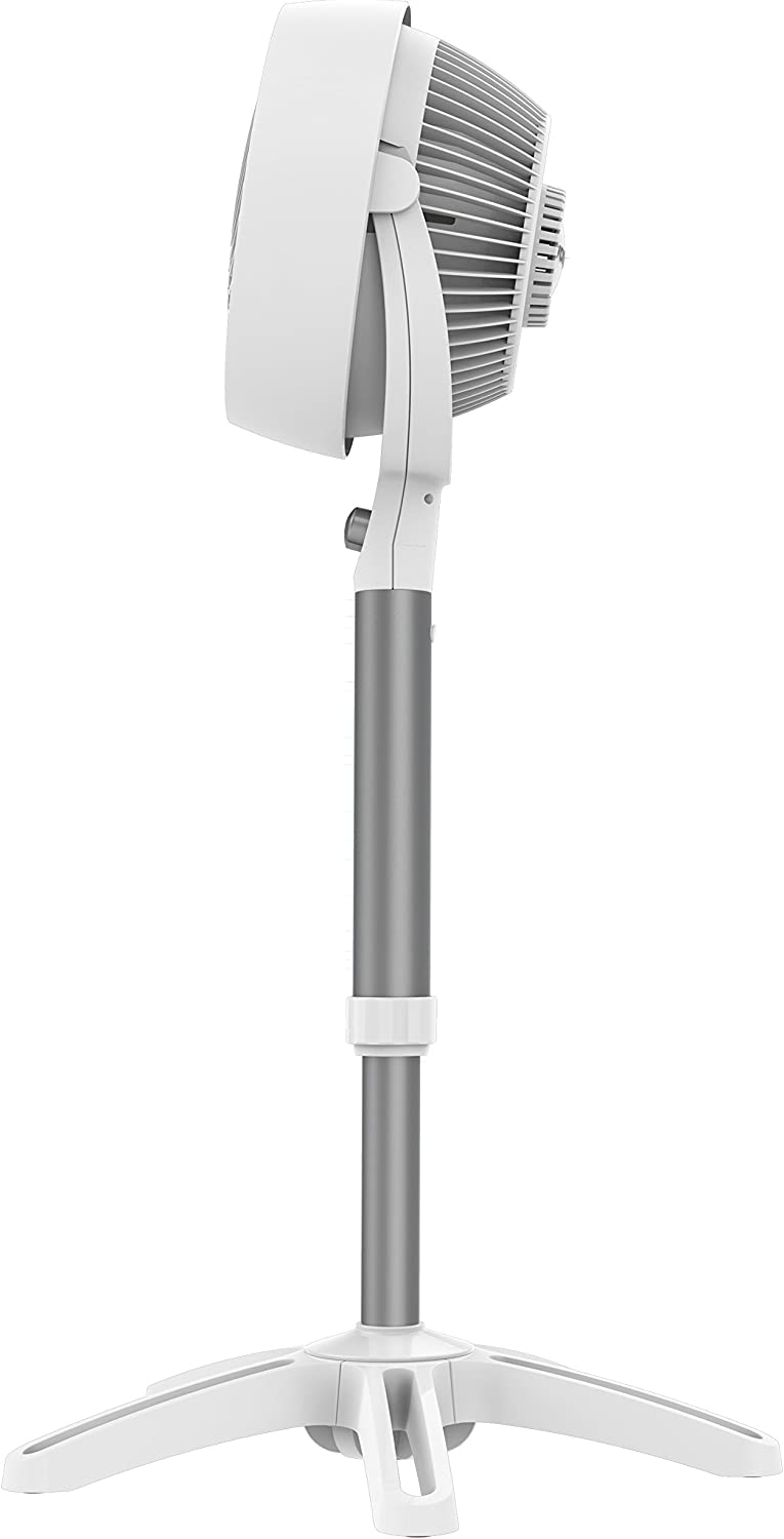 Ventilador de circulación de aire de pedestal mediano Vornado Energy Smart – Blanco