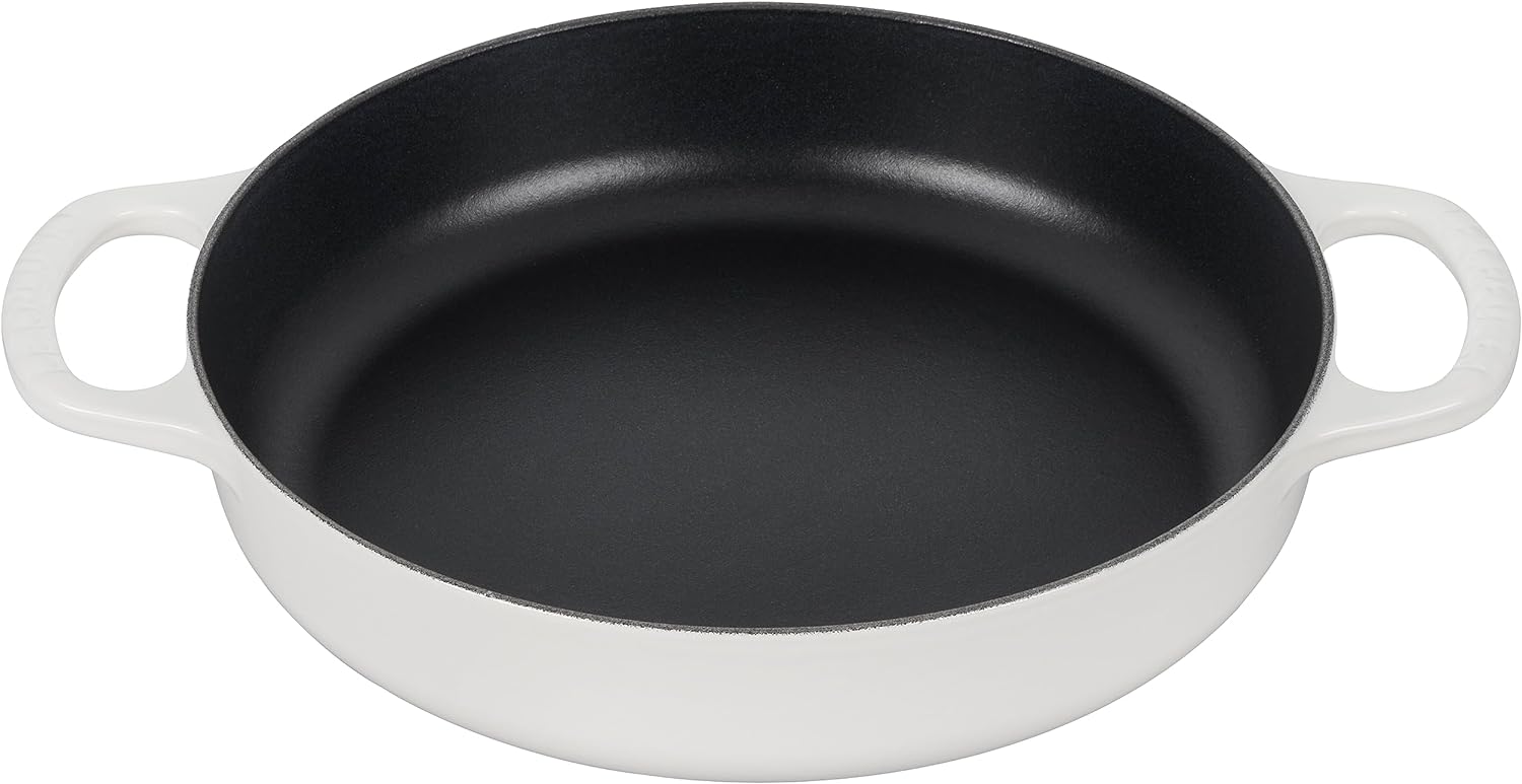 Le Creuset Signature Cast Iron Everyday Pan – SPECIAL – 11" – White