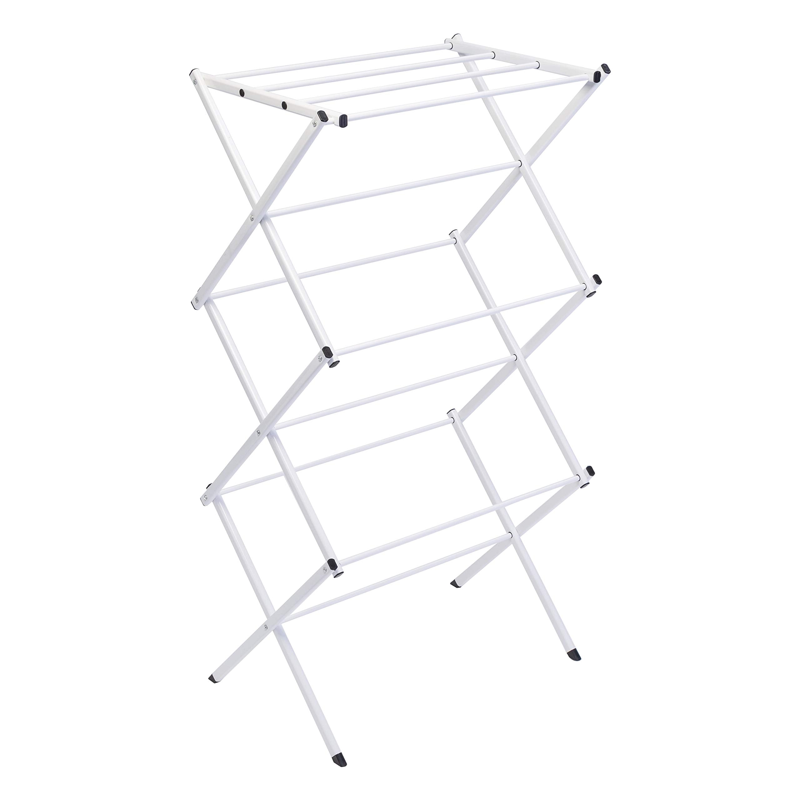 Collapsible Clothes Drying Rack – White