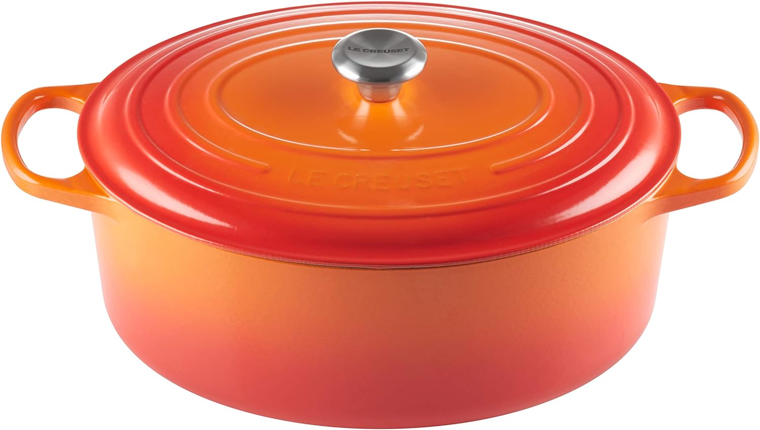 Le Creuset Oval Dutch Oven – 9.5 QT – Flame