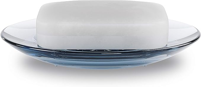 Umbra Clear Droplet Soap Dish – Clear Denim