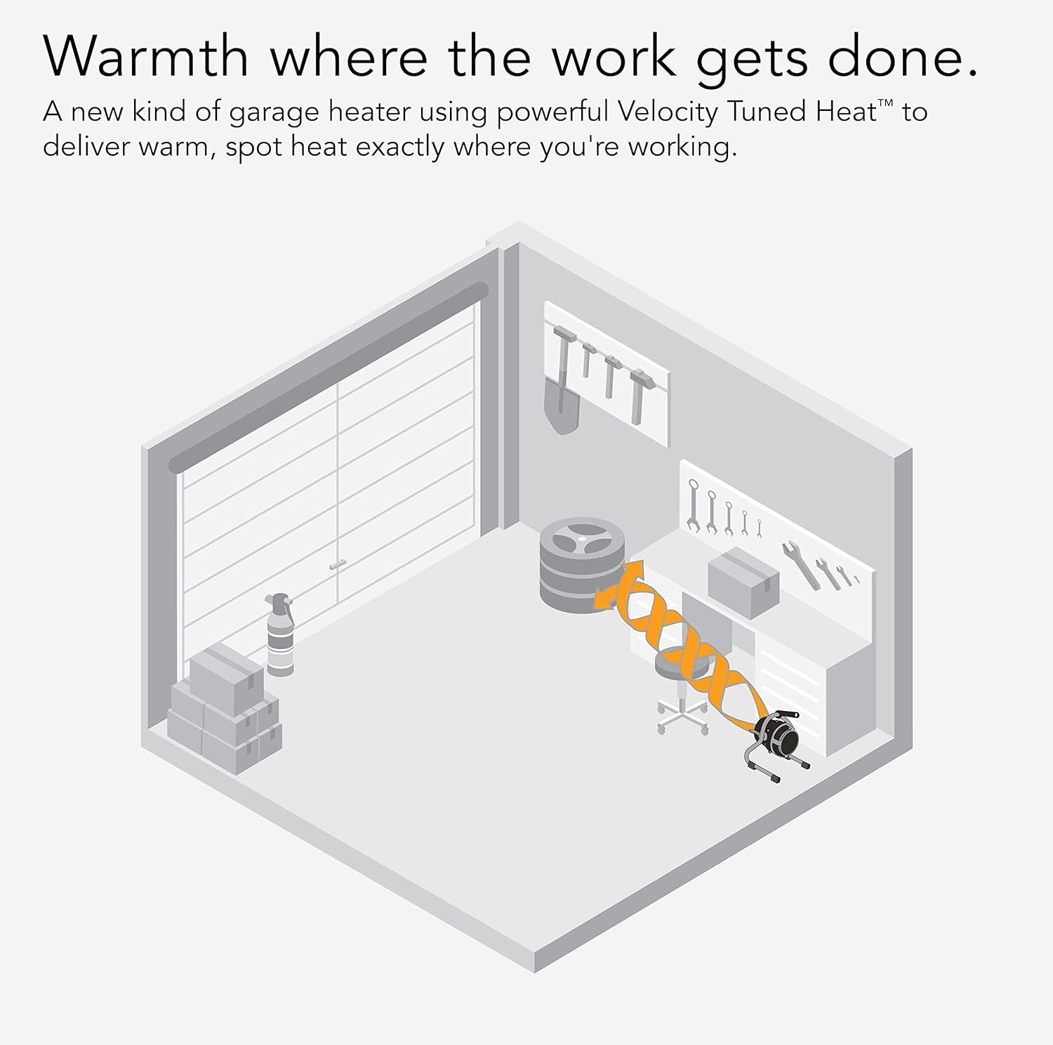 Vornado Velocity 1500-Watt Heavy Duty Electric Portable Shop Heater + Fan – Black