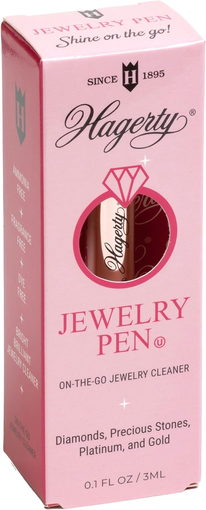 Hagerty Jewelry Pen for On-The-Go Jewelry Cleaning