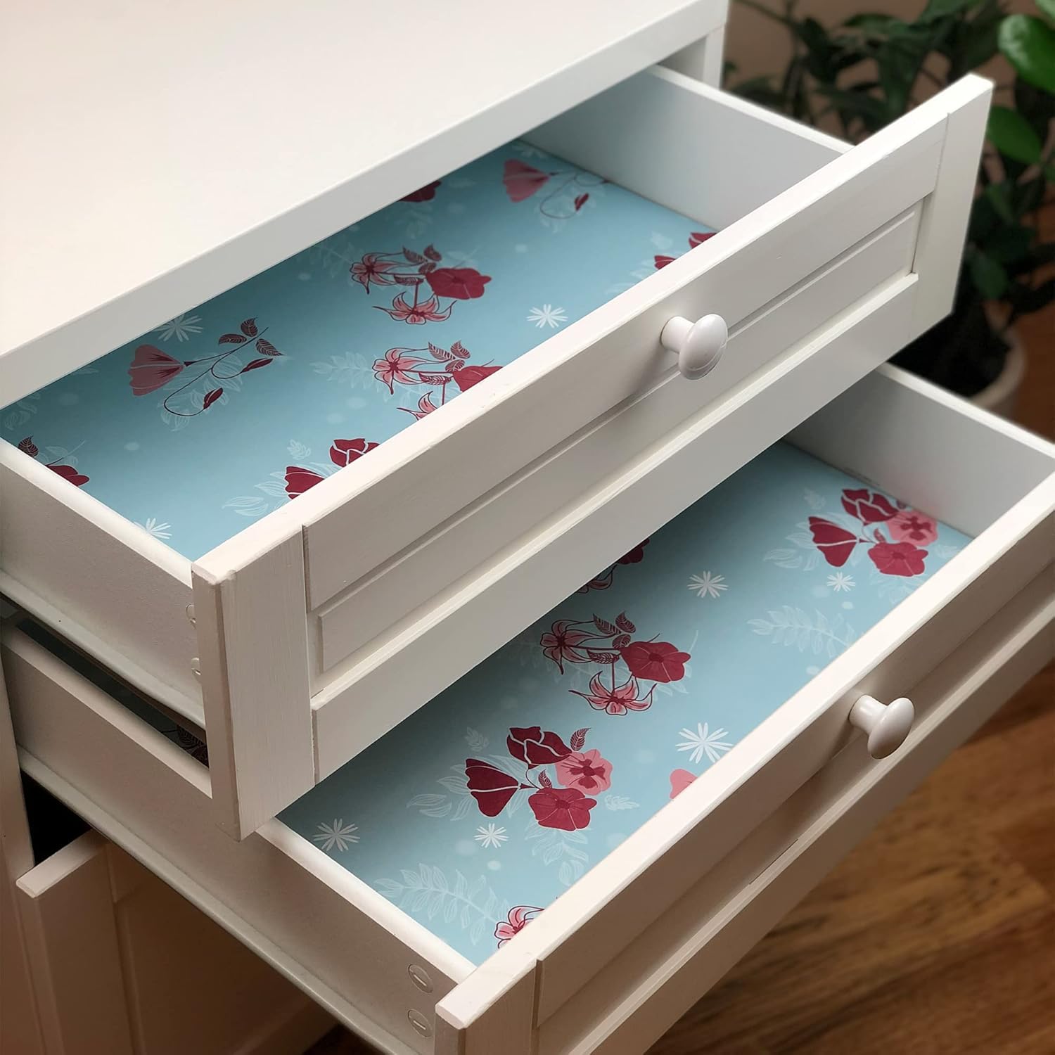 Scented Non-Adhesive Drawer Liners – Poppy Delight – 6 Sheets