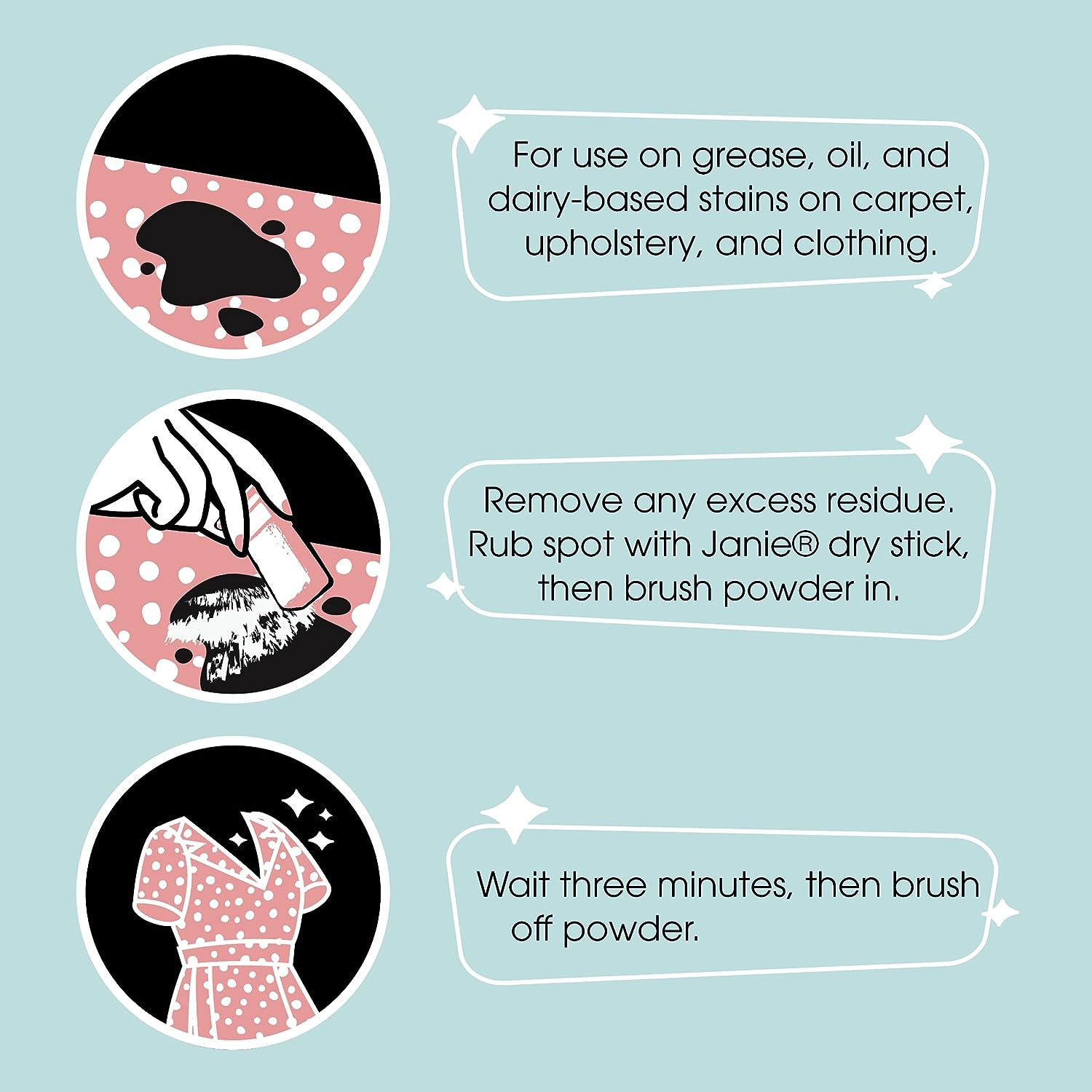 Janie Dry Stick On-The-Spot Dry Cleaner In A Stick - Stain Remover