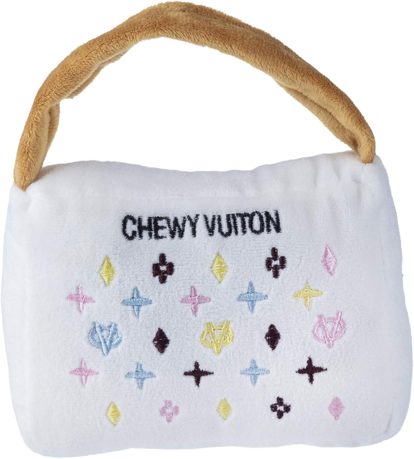Haute Diggity Dog Designer Inspired Plush Dog Toy – Chewy Vuiton Handbag