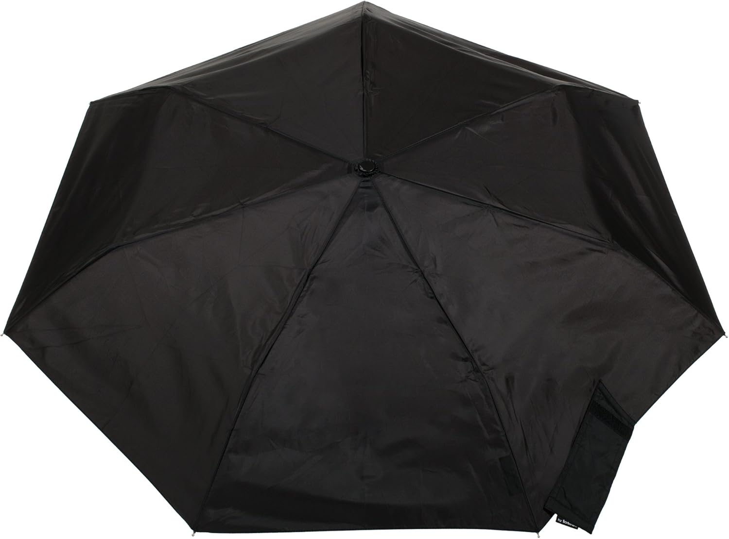 Totes Large One-Touch Auto Open + Close Umbrella – Black