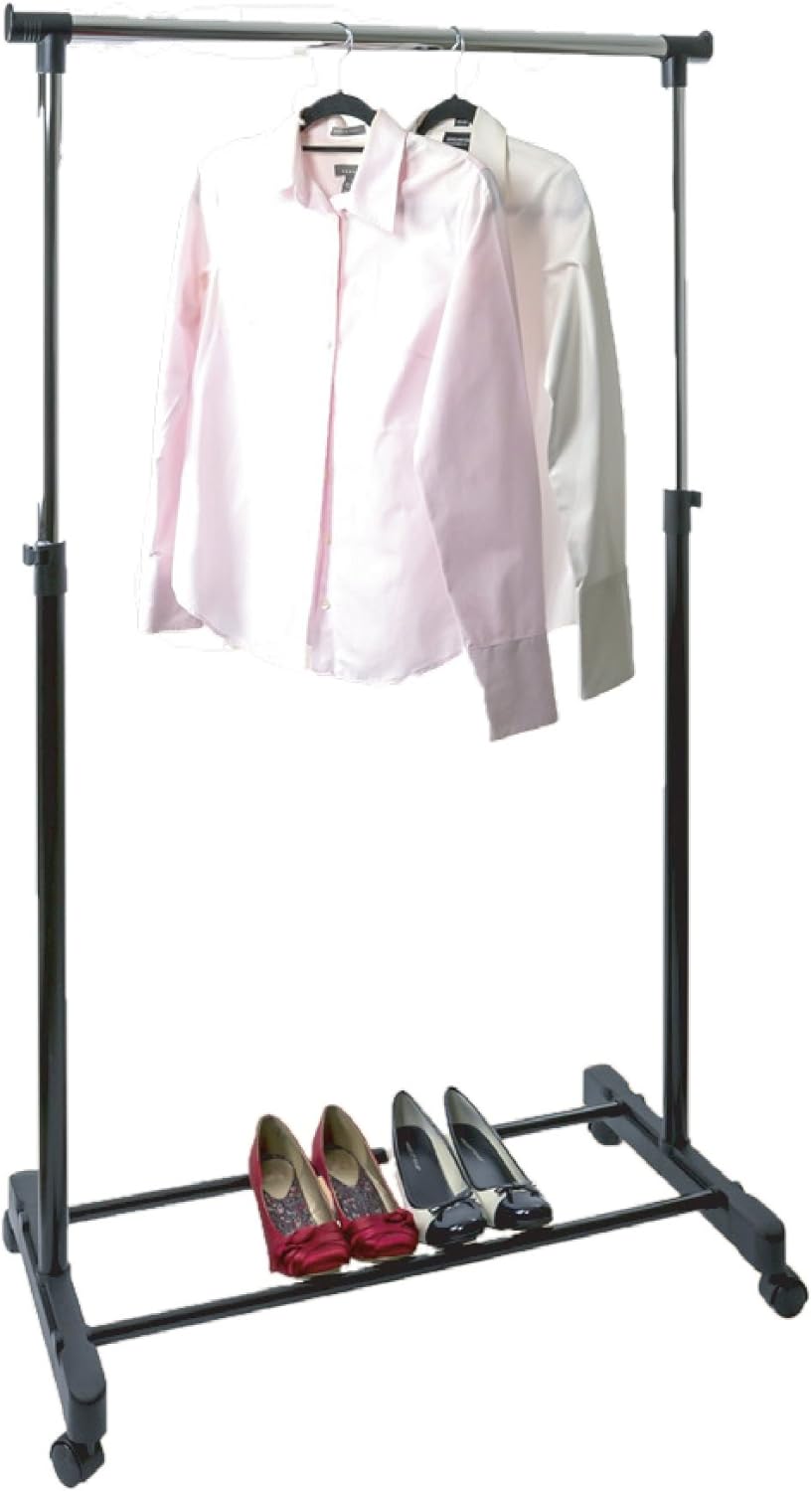 Adjustable Garment Rack With Wheels