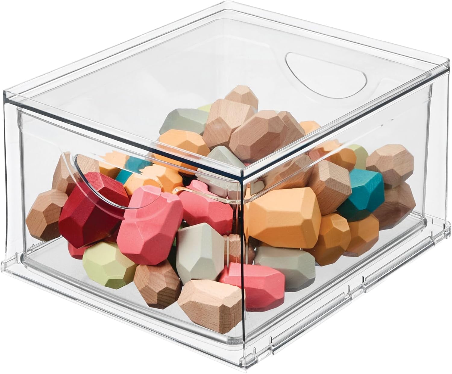 iDesign Recycled Plastic Cabinet and Pantry Storage Bin with Drawer – 10” x 9”