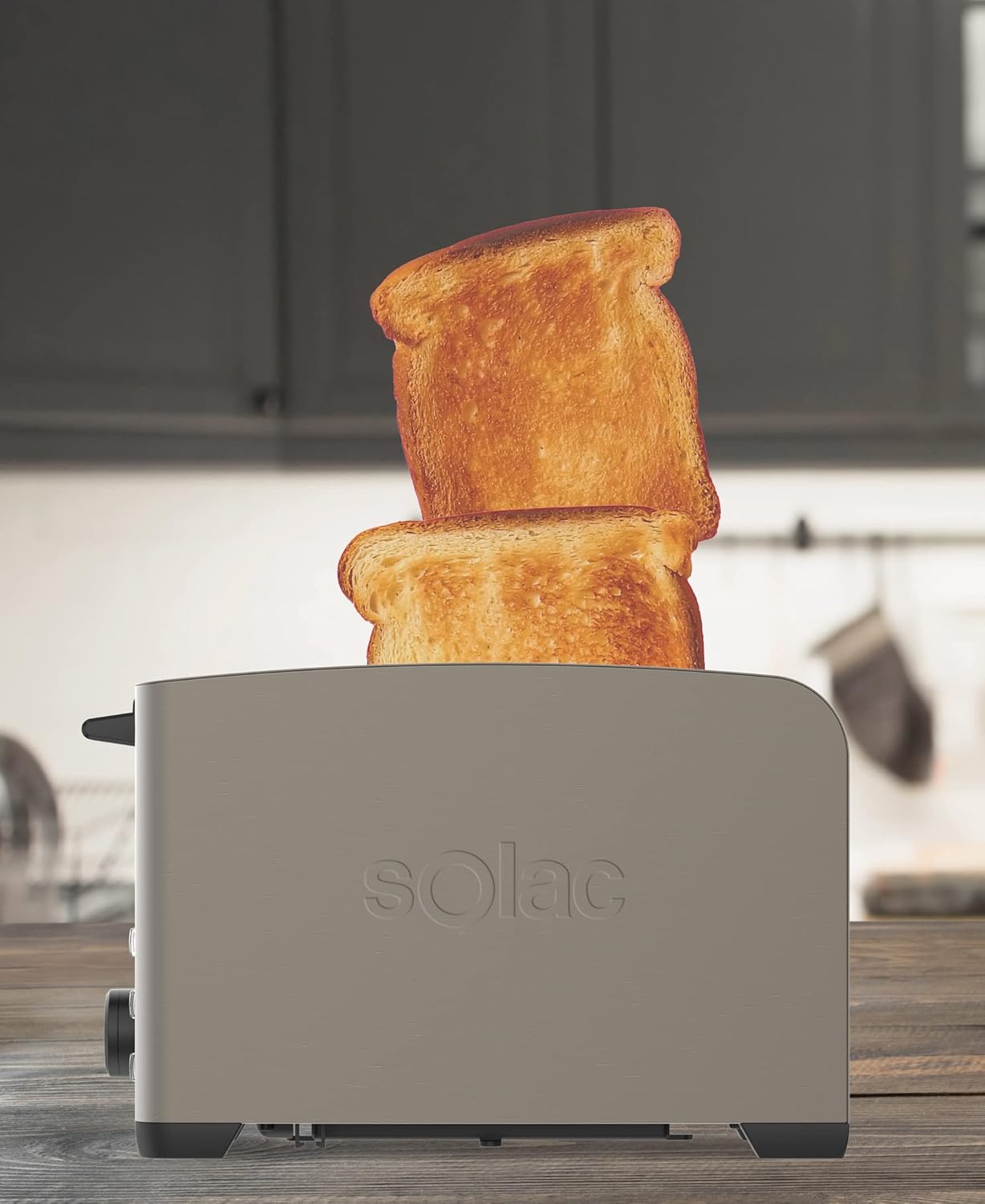 Solac My Toast II Legend Dark Stainless Toaster – 2-Slice
