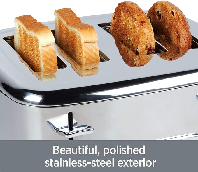 All-Clad Digital Stainless Steel Extra Wide Slot Dual Toaster – 4 Slice