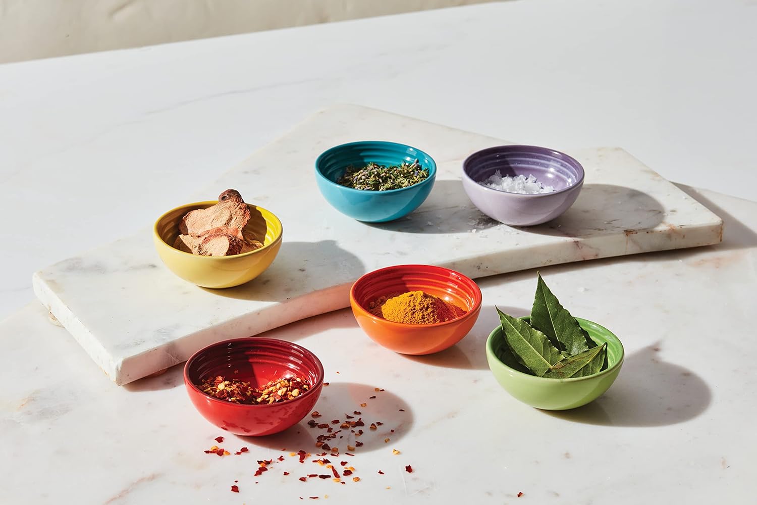 Le Creuset Vancouver Stoneware Prep Pinch Bowl Gift Set of 6 – 2oz