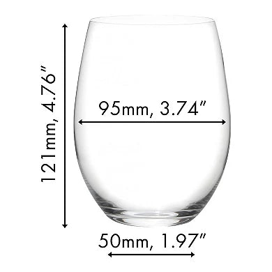 Riedel The O Stemless Cabernet/Merlot Wine Glasses – 21oz – Buy 3 Get One Free