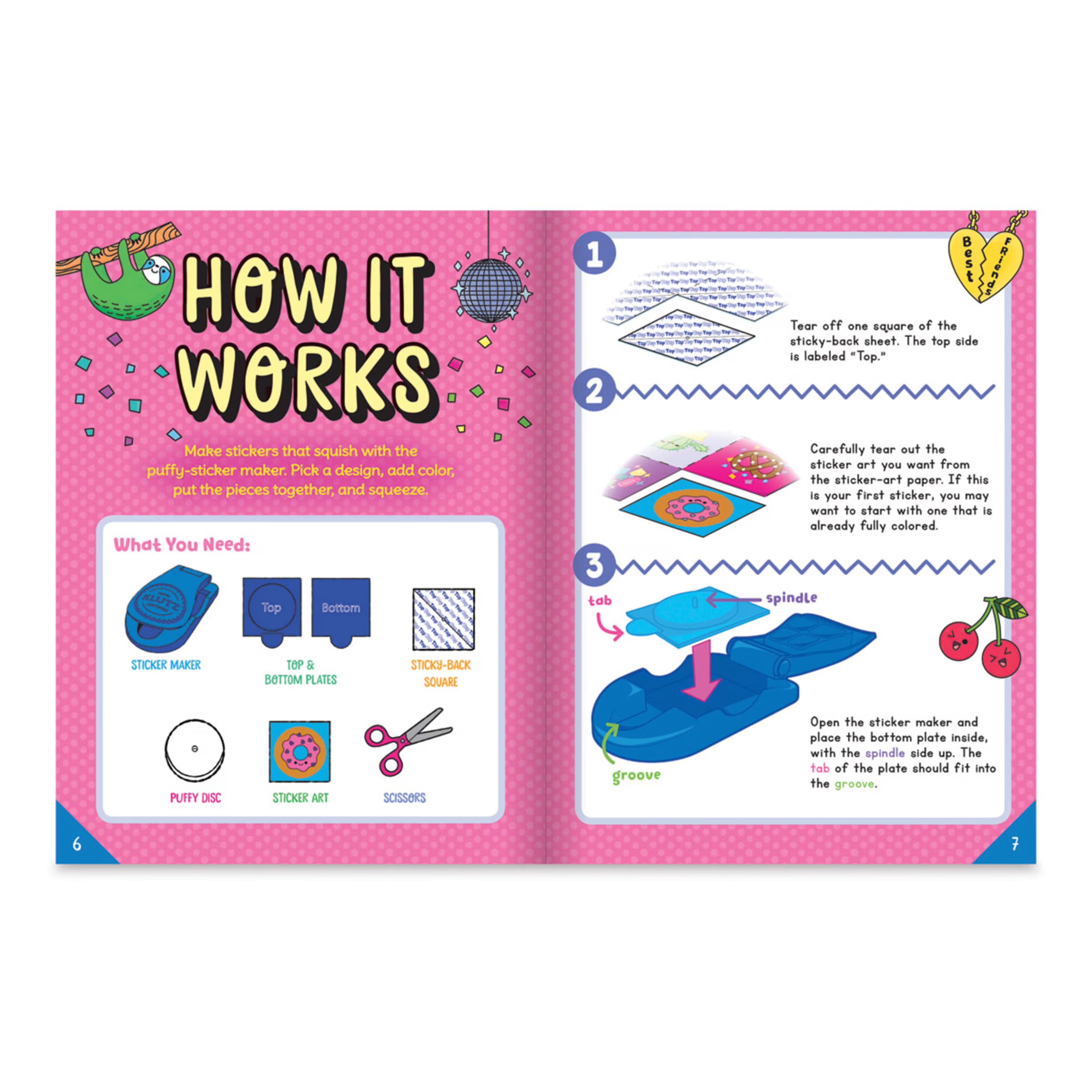 Klutz Make Your Own Puffy Stickers