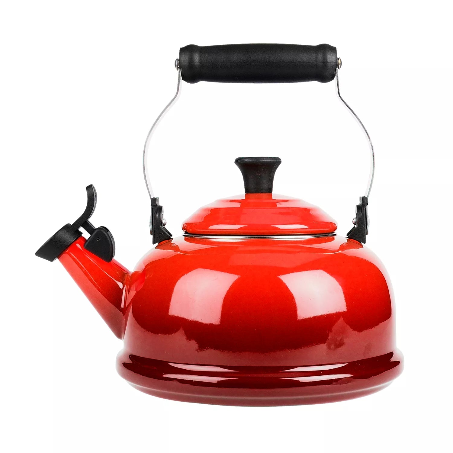 Le Creuset Classic Whistling Tea Kettle – Cerise (Red)