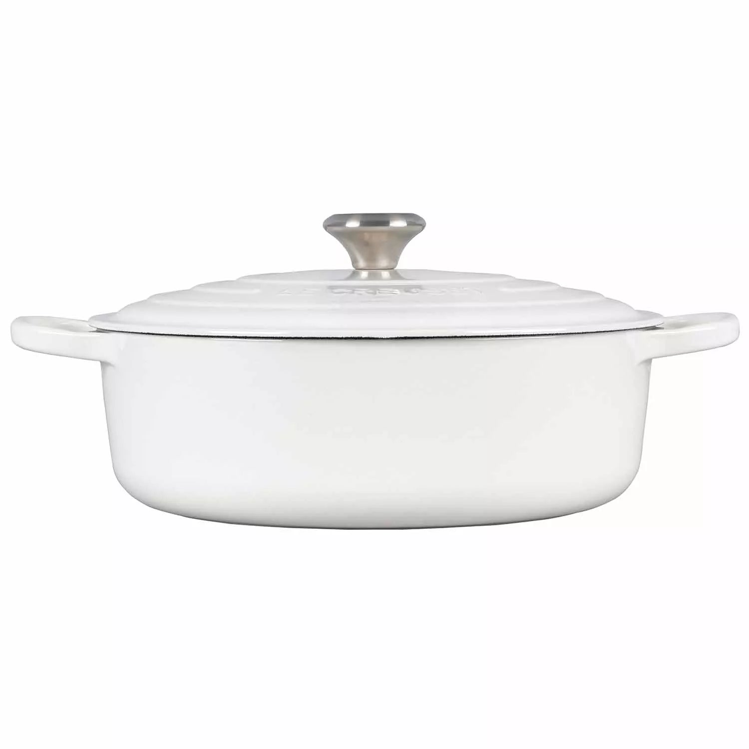 Le Creuset Wide Round Oven – SPECIAL – 6.75 QT – White