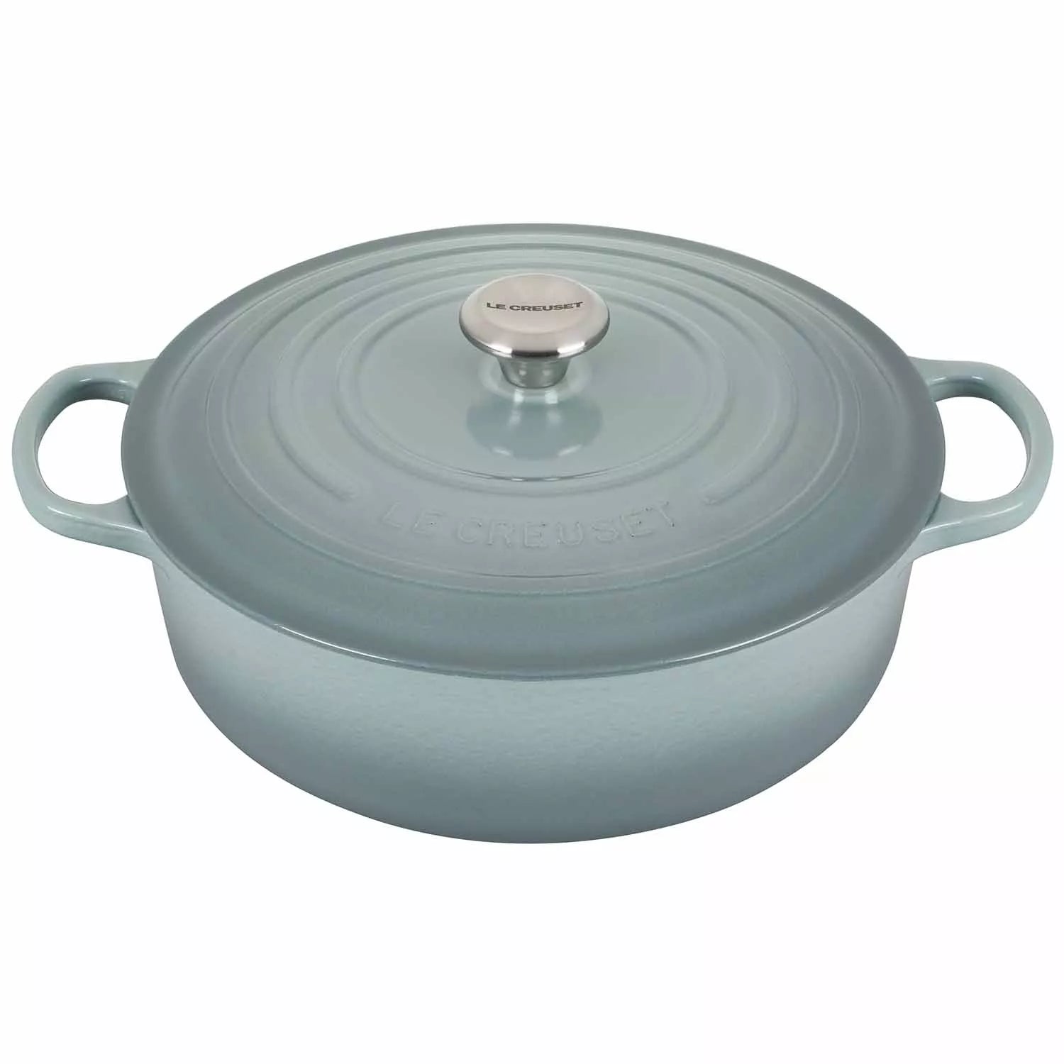 Le Creuset Wide Round Oven – SPECIAL – 6.5 QT – Sea Salt