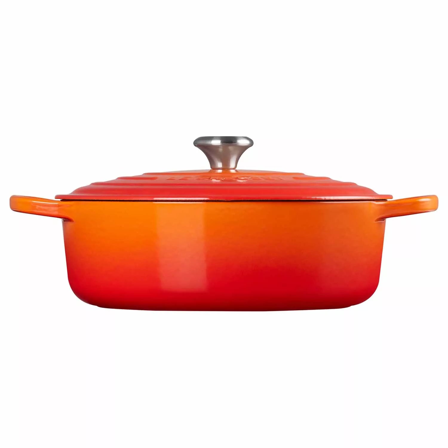 Le Creuset Wide Round Oven – 6.75 QT – SPECIAL – Flame
