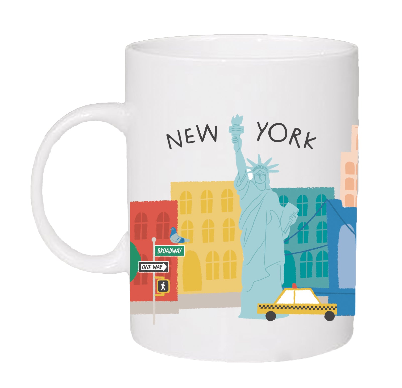 Design Design Ceramic Mug – Liberty In Bloom – 16oz.