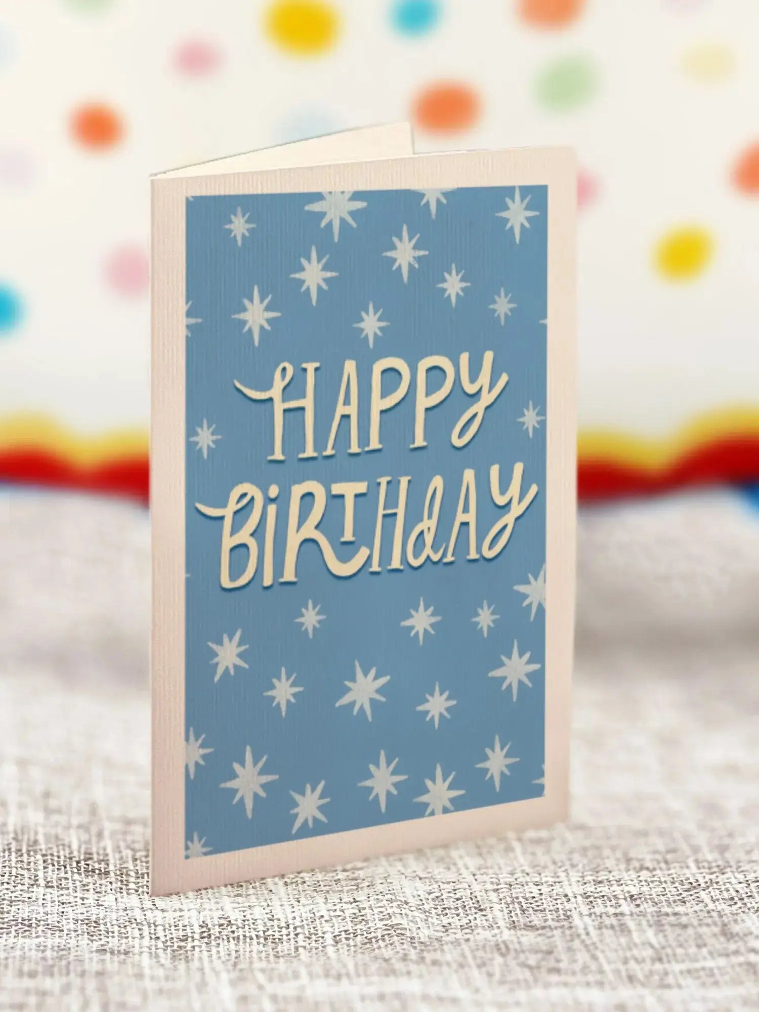 Fresh Cut Paper 3D Pop Up Greeting Note Card – Confetti Cake Pop-Up – 5.5" x 4.5"