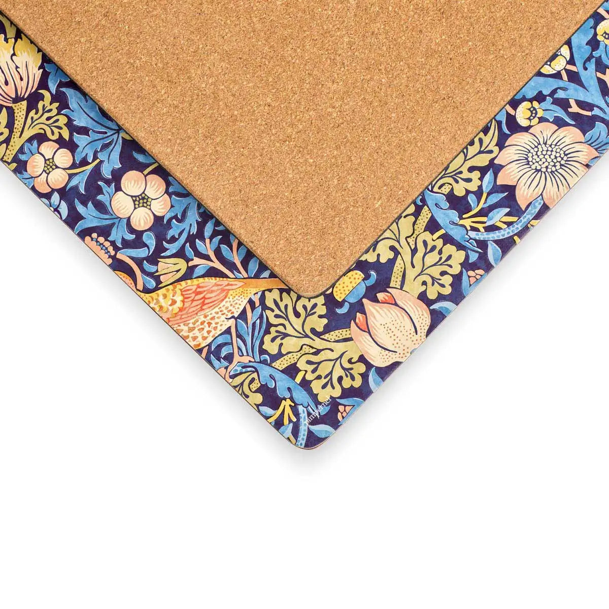 Pimpernel Strawberry Thief Blue Placemats – Set of 4