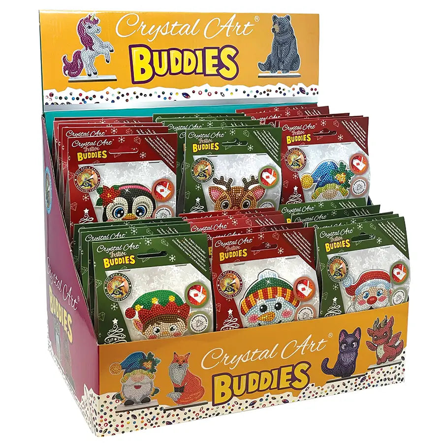 Chrystal Art Craft Kit – Festive Buddies – Snowman