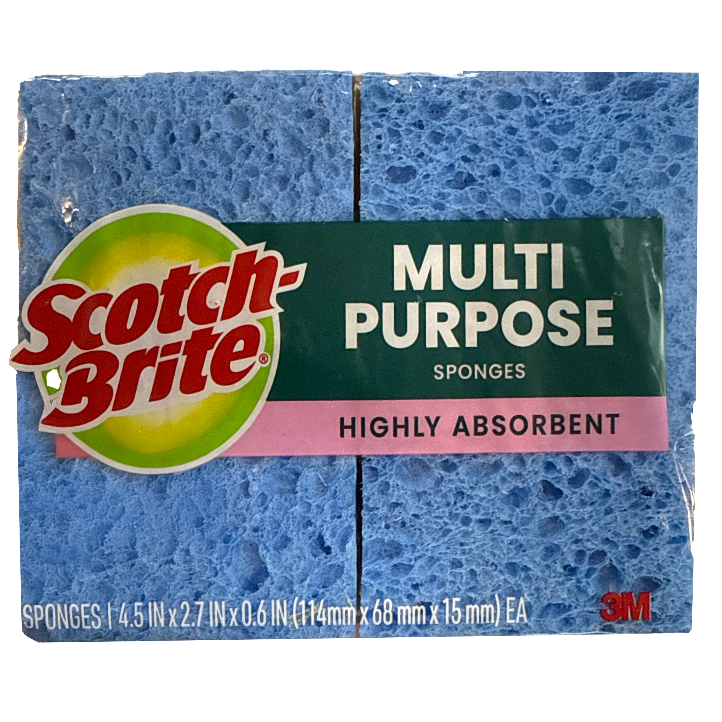Scotch Brite Multi Purpose Sponge - 4 pk