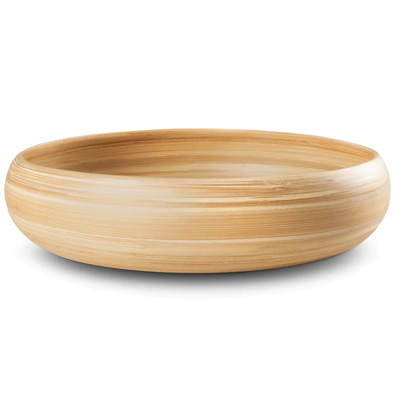 Lexa 竹制水果碗– 12 英寸– 天然色– S. Feldman Housewares