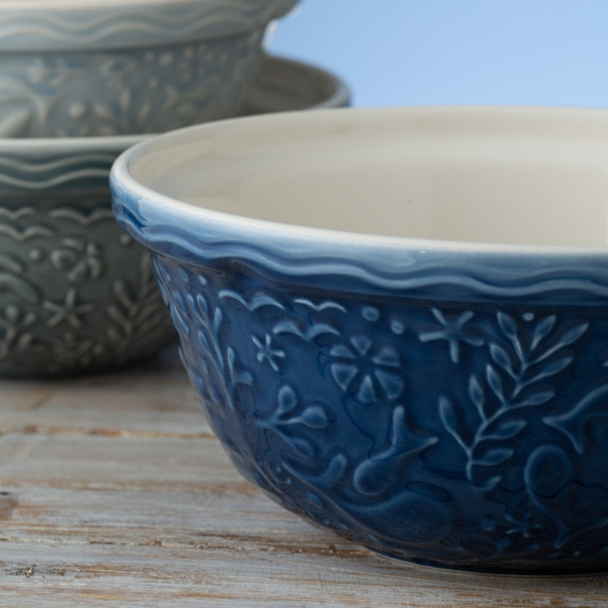 The Mason Cash Ceramic Mixing Bowl – Nautical – Blue – 11.4" x 5.5"