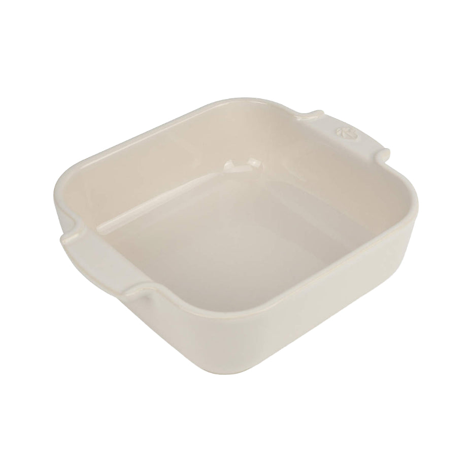 Peugeot Appolia Square Ceramic Casserole Baking Dish – 7" – Ecru