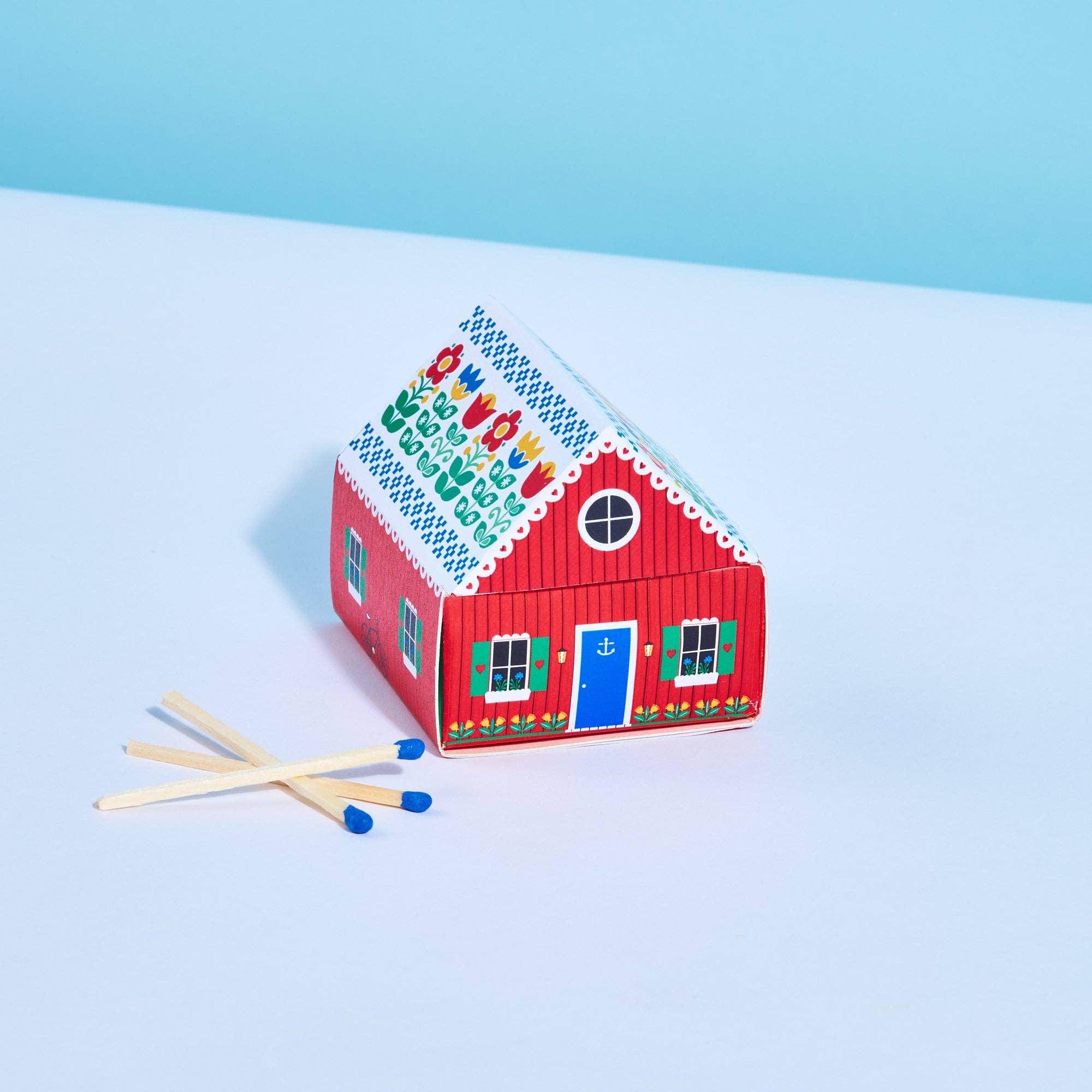 Swedish Dream Tiny Living Matchbox Cottage– 100 Stick Matches
