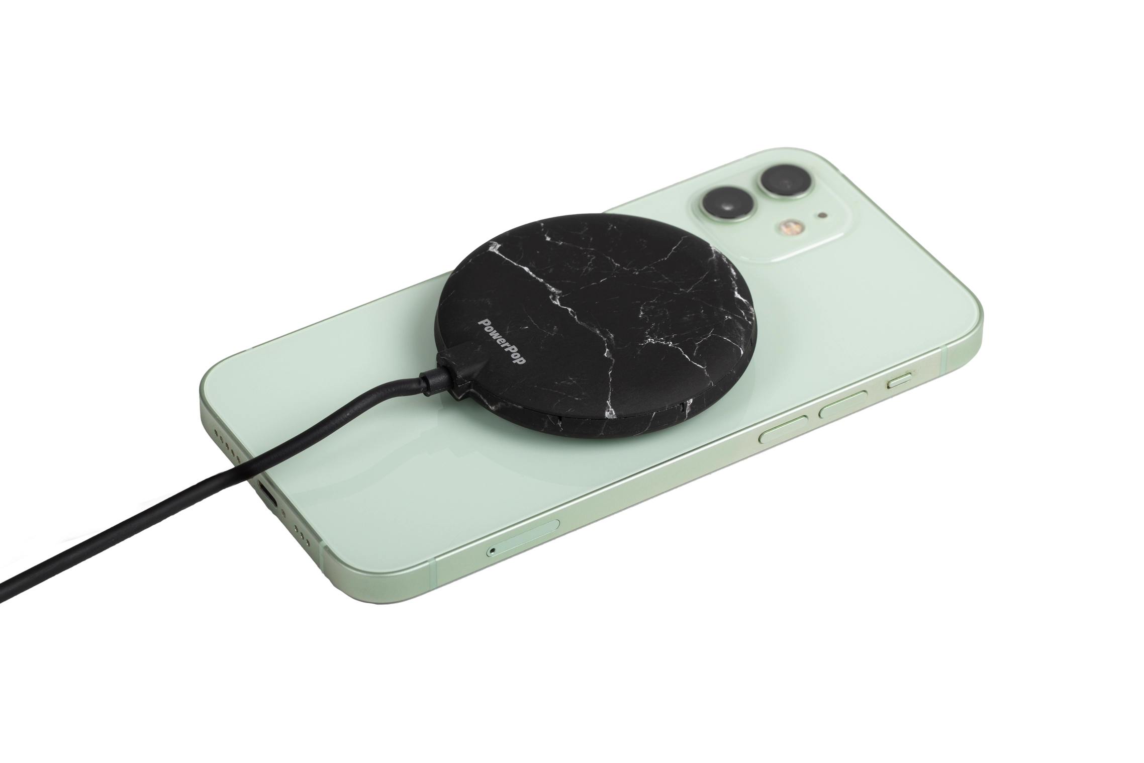 Fashionit PowerPop Smartphone Charger – Black Marble