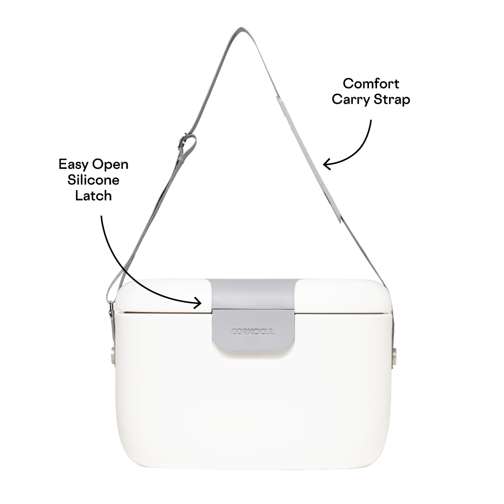 Corkcicle Small Chill Pod Go Hard Cooler – White – 13qt.