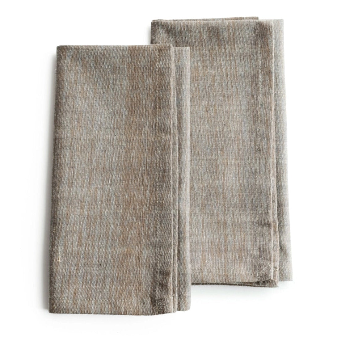 Sustainable Threads Handwoven Organic Cotton Napkins – Old Delhi – 20" x 20" – Set of 2