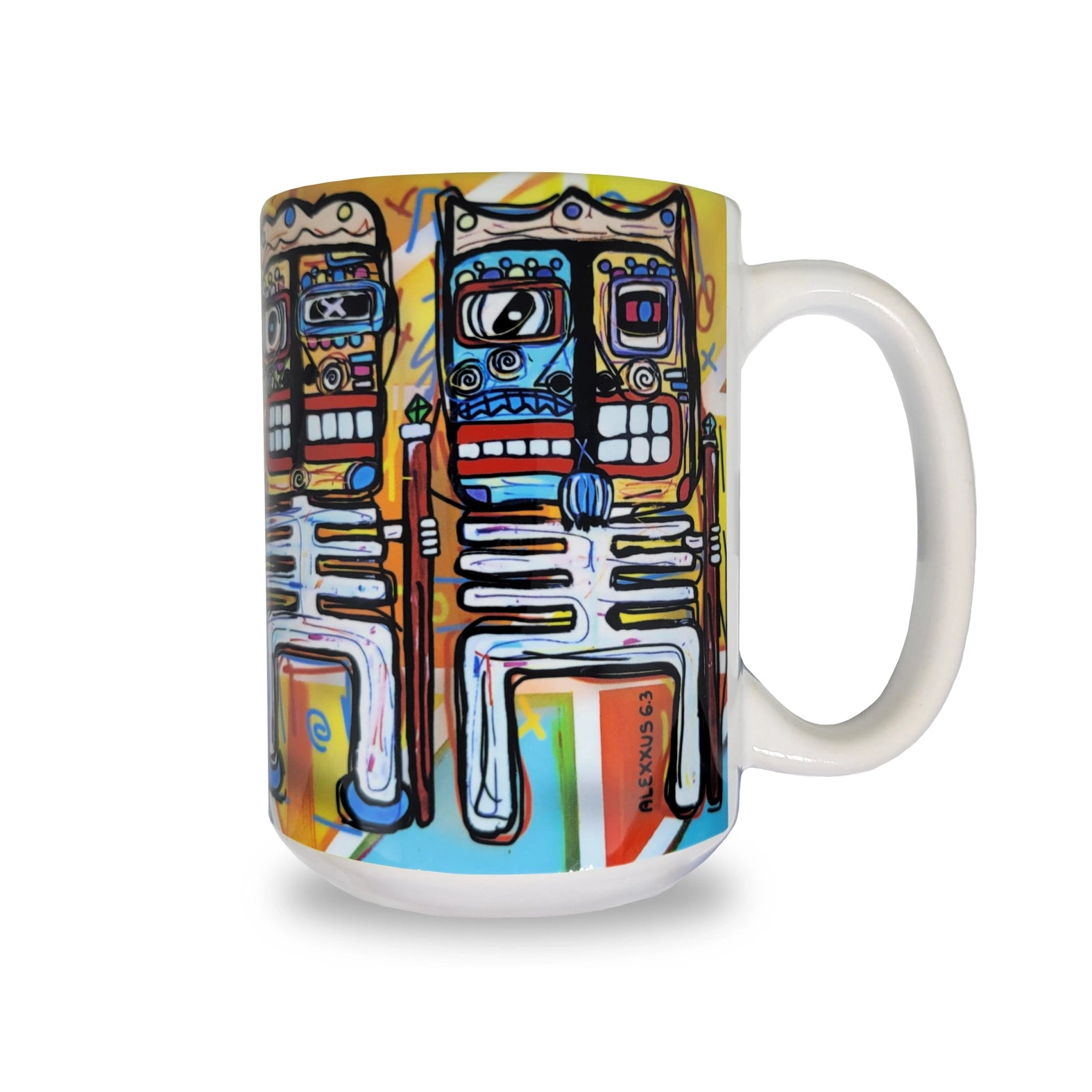 Untitled Union Humanity Series Ceramic Mug – Just Bones – 15oz.