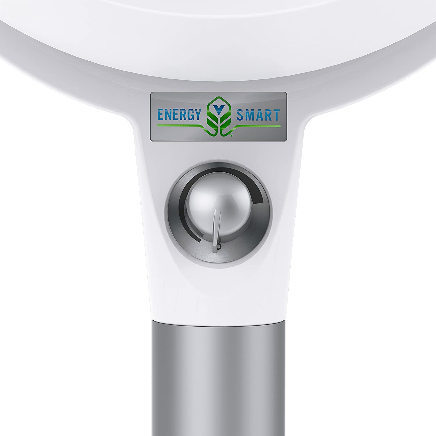 Ventilador de circulación de aire de pedestal mediano Vornado Energy Smart – Blanco