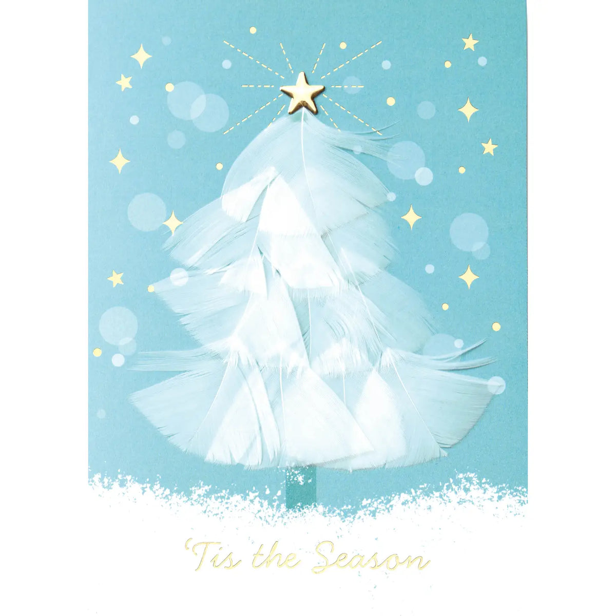 Design Design Handmade Greeting Card – Holiday Sparkle – 1 Card & 1 Envelope