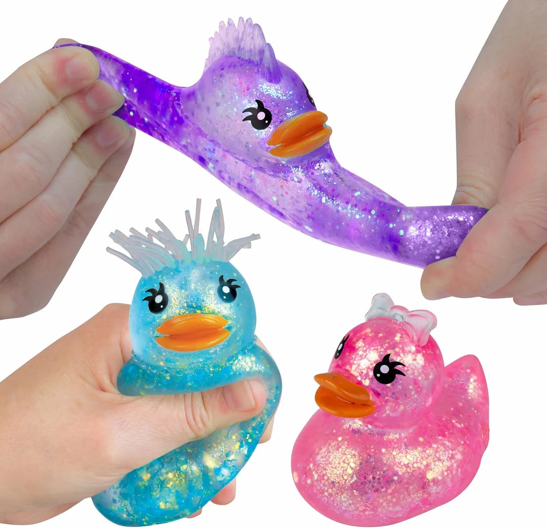 ORB Sugar Swaps Squishy – Sparkly Duck – Assorted Colors – Each Sold Separately