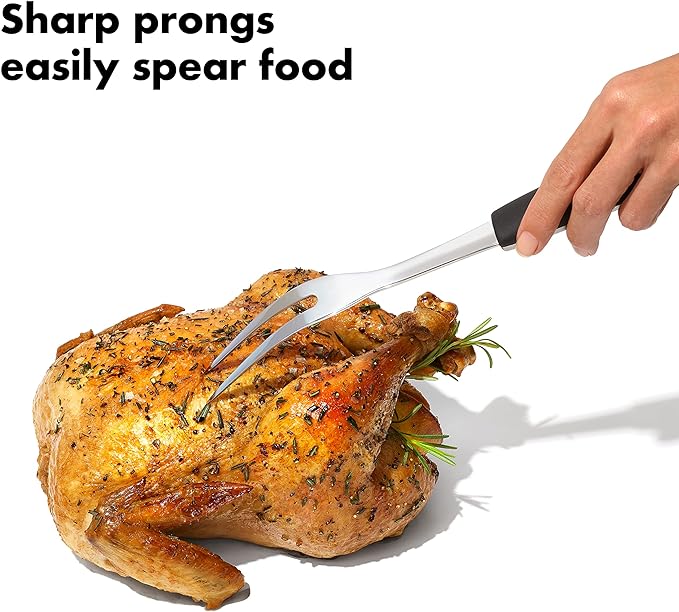 OXO Stainless Steel Cooking Fork – 11.75"L x 1.25"W