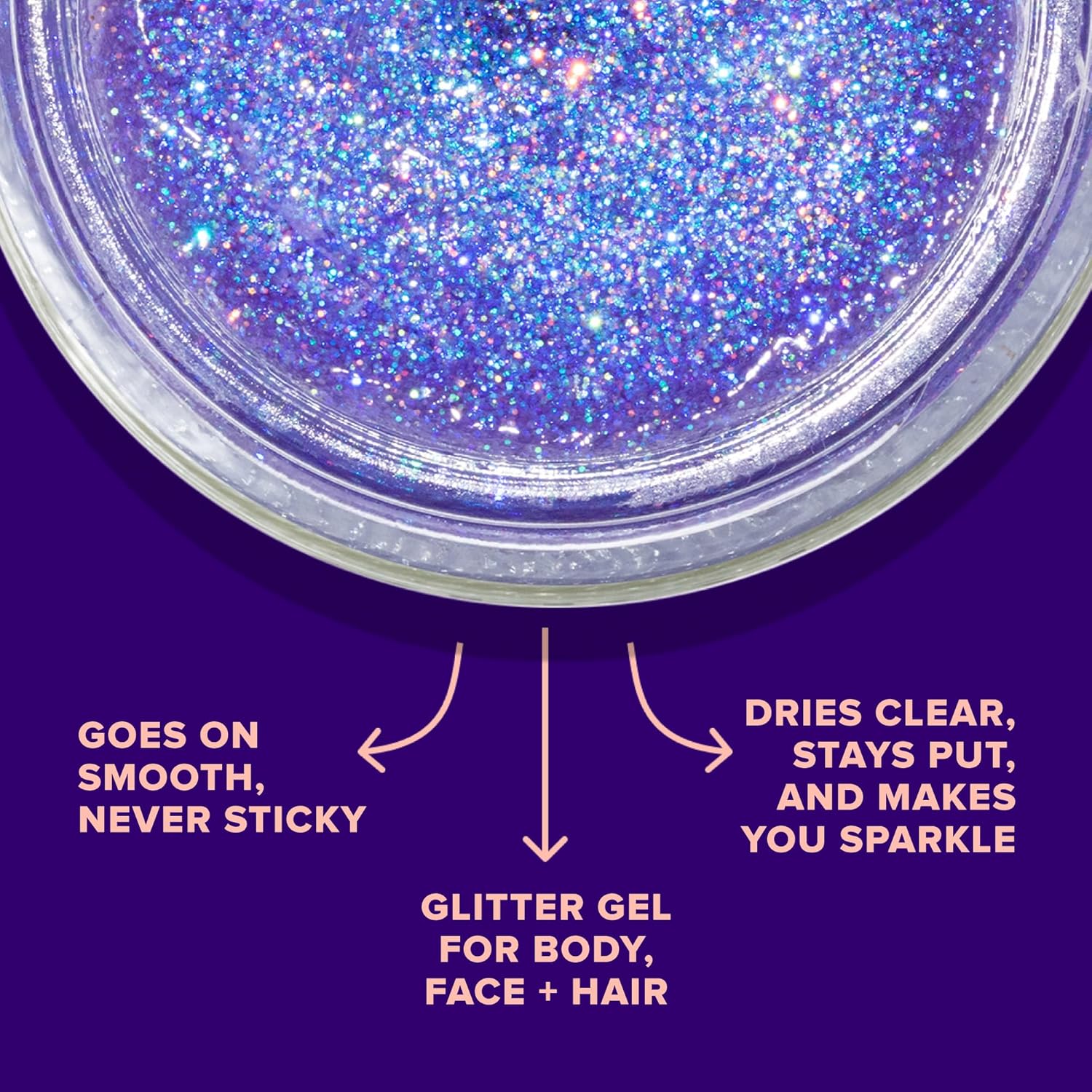 Unicorn Snot The Original Glitter Gel – 1.7 oz – Ultraviolet
